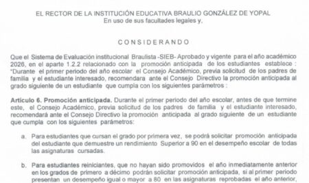 RESOLUCIÓN N° 007 (Abril 21 de 2026)